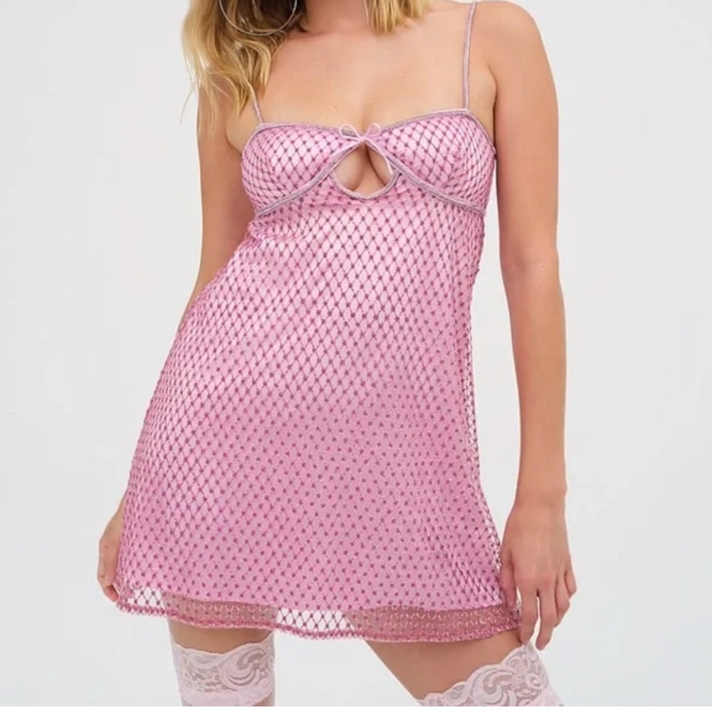 For love and lemons Pink Slip Dress